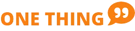 One thing