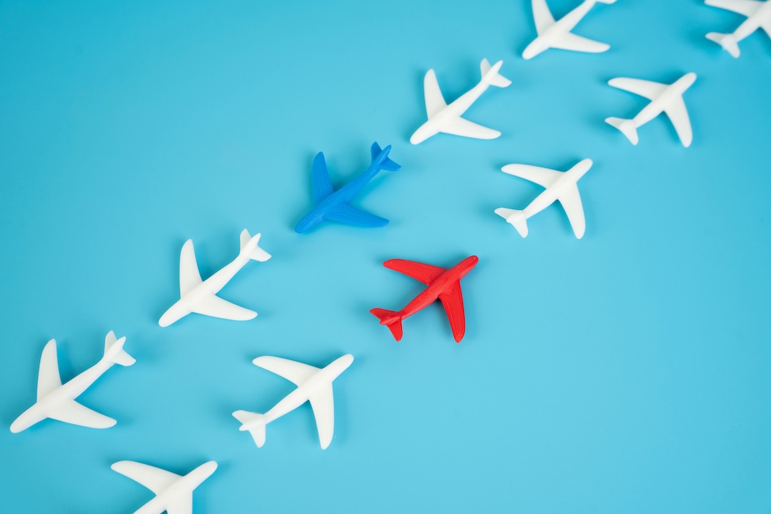 Booking of two-way flights. Flights and return. Two-way travel planning, return flights Wrong Flight, Wrong Destination